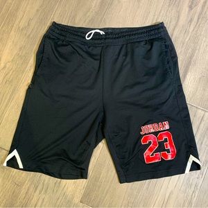 Air Jordan nike #23 black shorts